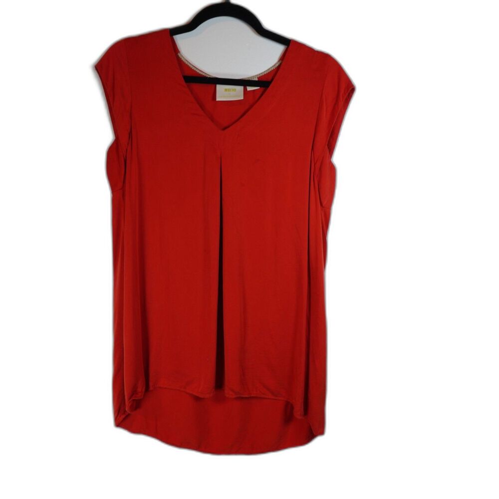 Maeve Womens Top Size S Boho Sleeveless Relaxed